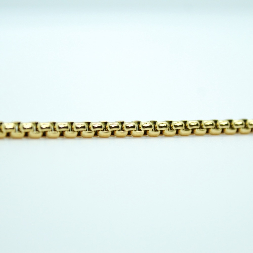 Large Box Chain Bracelet - Picture 2 of 6